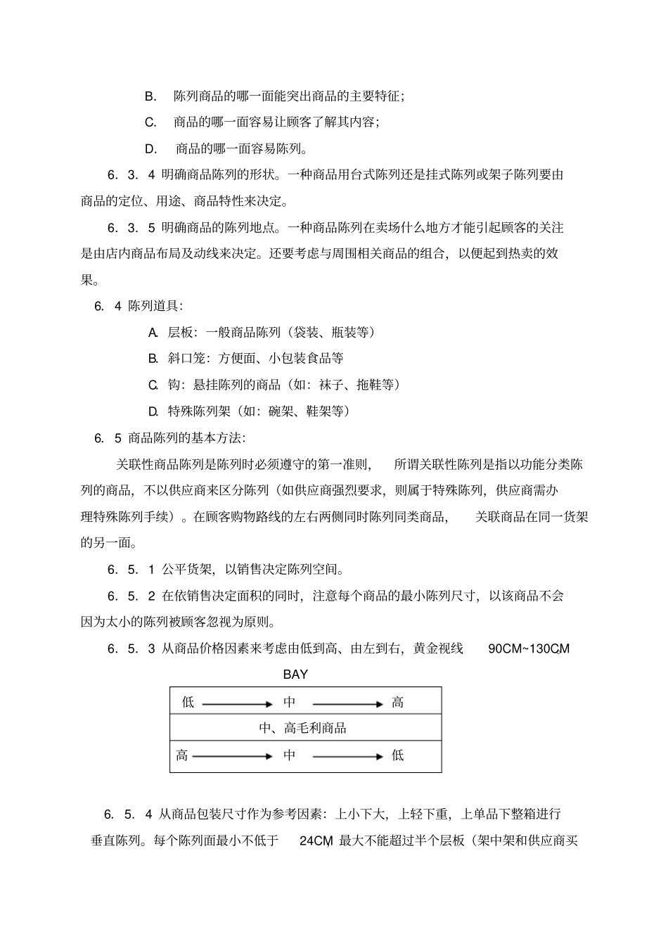 商品陈列管理规范_第3页