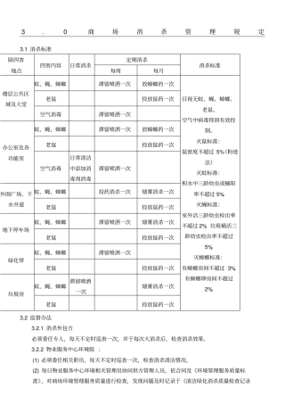 商场消杀管理