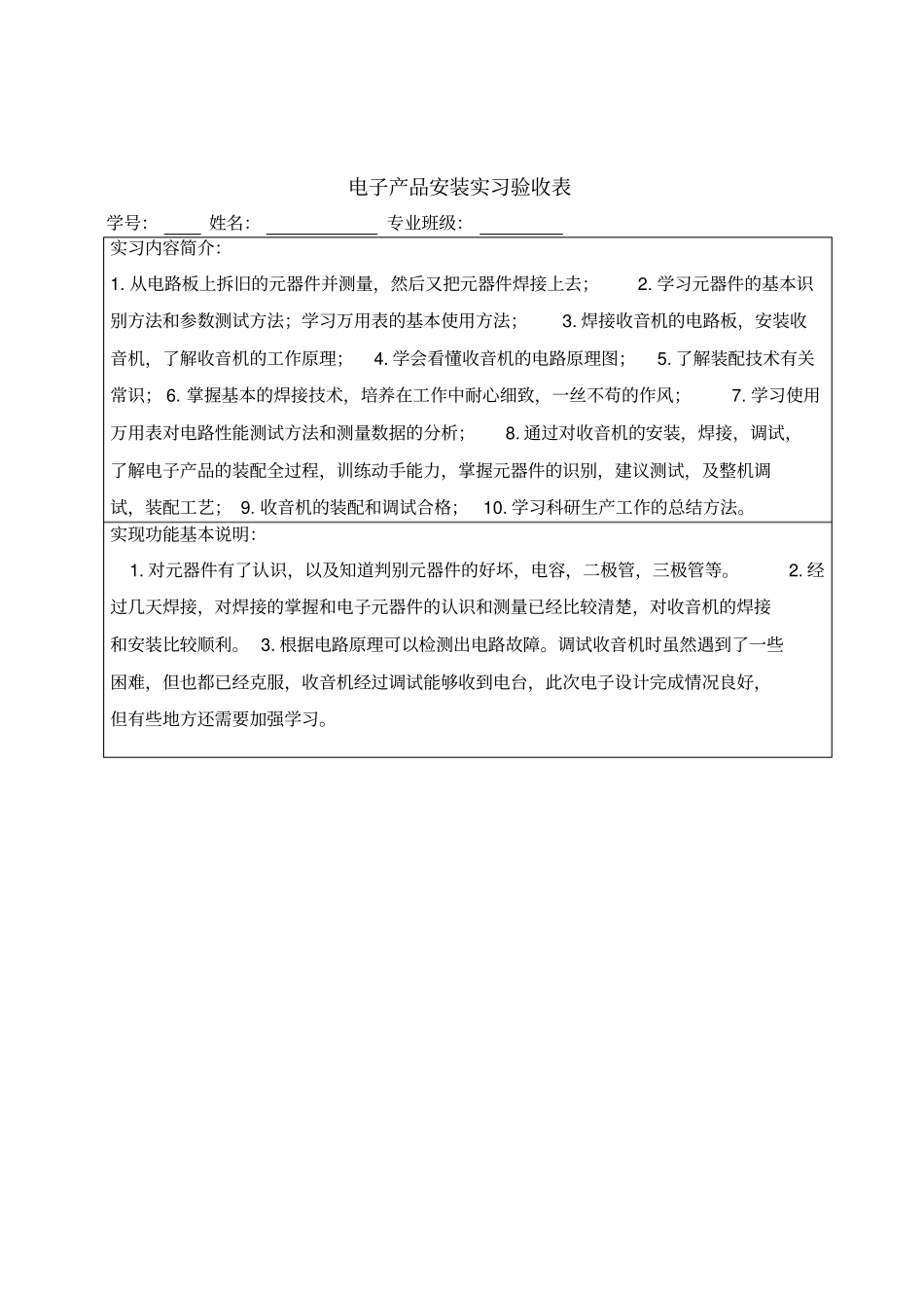 商学院电子产品安装实习报告_第3页
