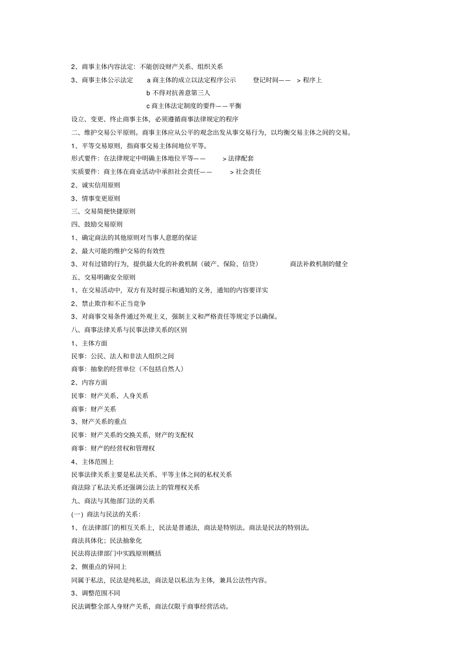商法总论笔记整理x_第3页