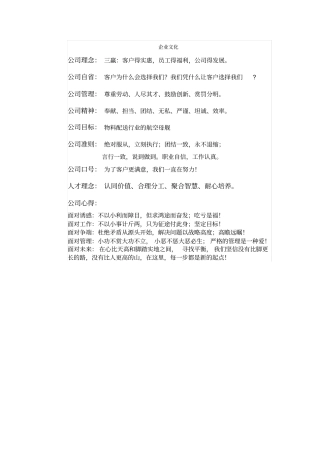 商贸公司企业文化