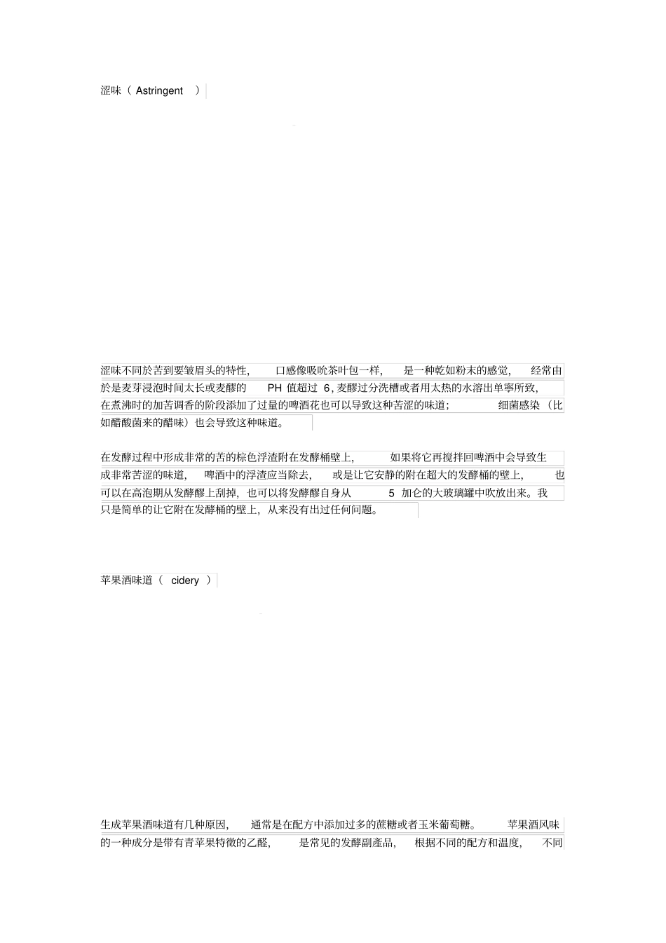 啤酒中的异杂味和成因_第2页