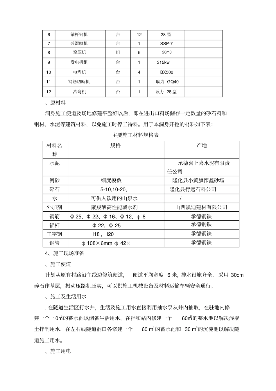 喷射混凝土施工方案最新_第3页