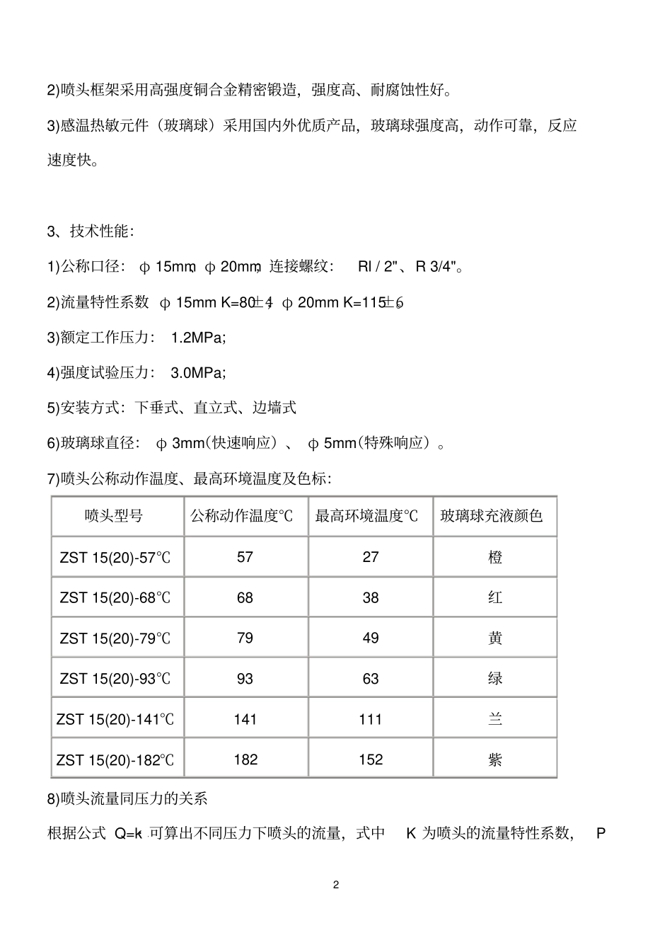 喷淋参考资料头种类_第2页