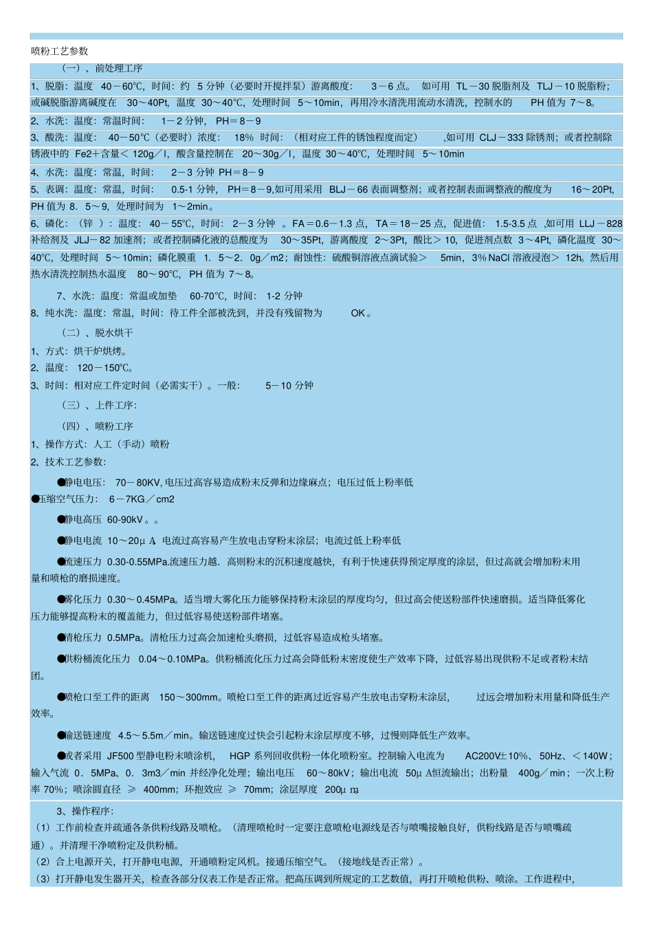 喷粉工艺参数_第1页