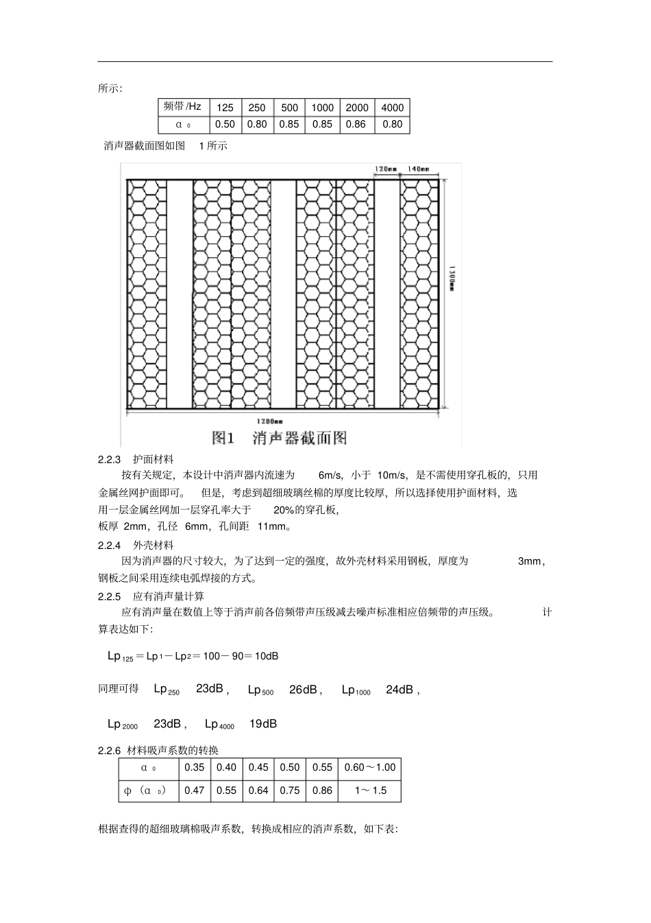 噪声污染控制工程课程设计_第3页