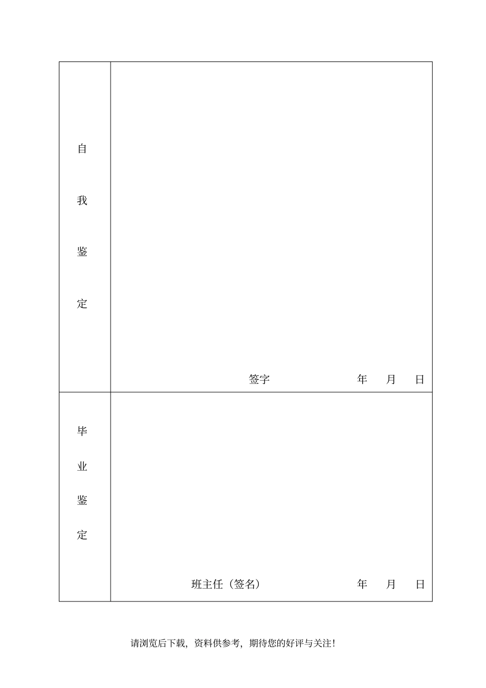四川初中毕业生登记表_第3页