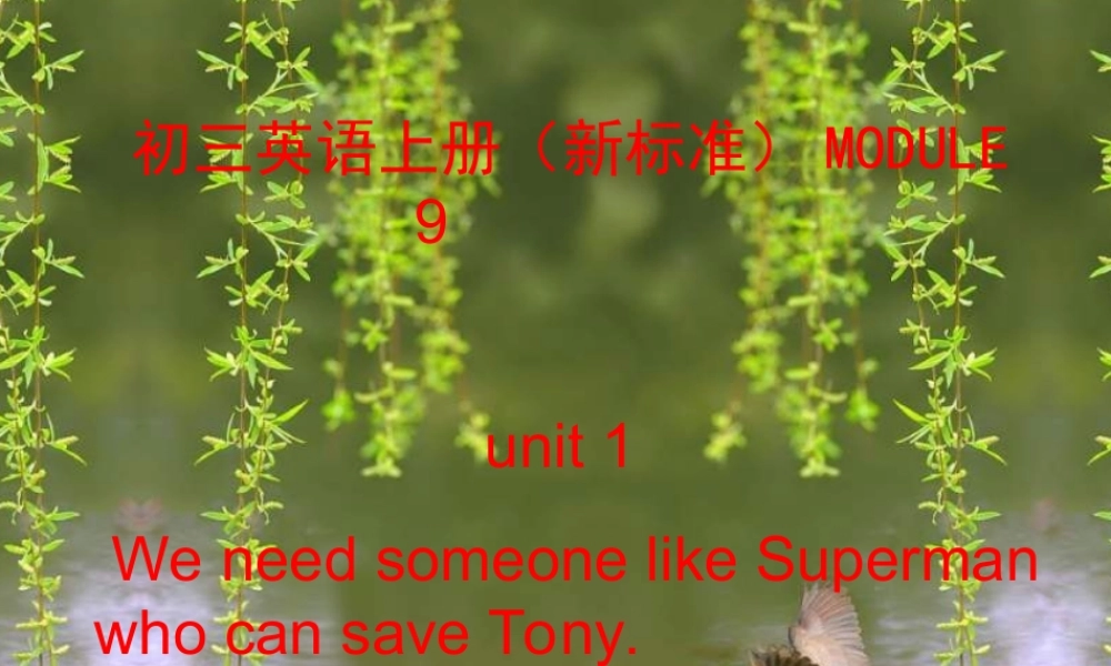 初中英语第五册Unit 1课件6 课件