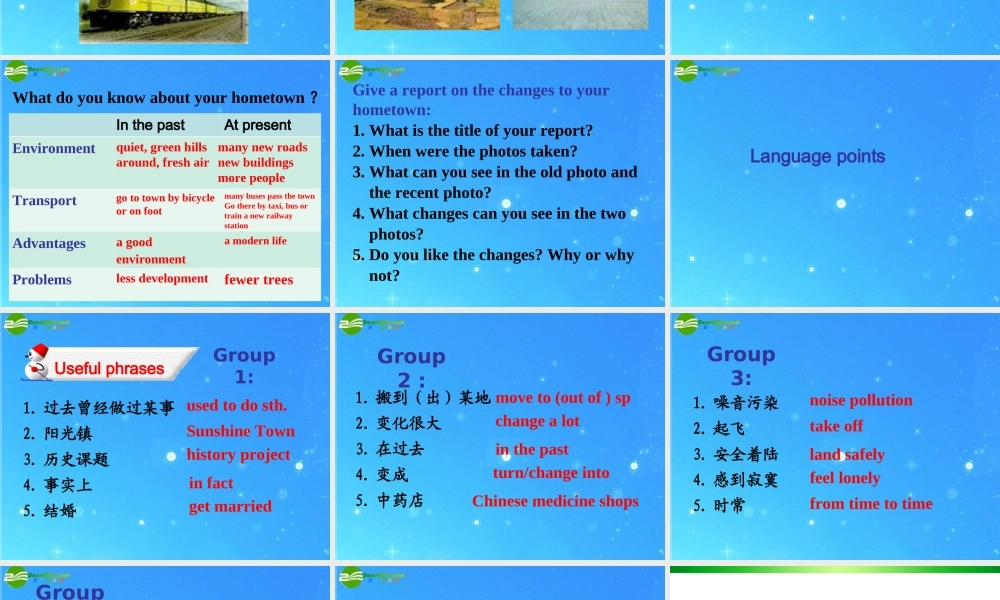 八年级英语下册 Main task课件  牛津版 课件
