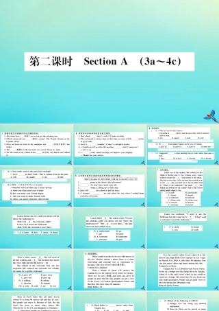九年级英语全册 Unit 3 Could you please tell me where the restrooms are(第2课时)习题课件 (新版)人教新目标版 课件