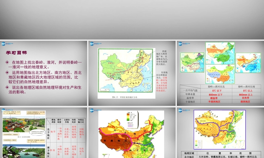 八年级地理下册 第五章 中国的地理差异课件 (新版)新人教版 课件