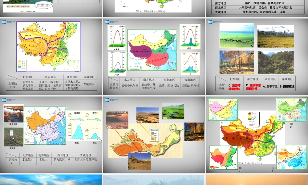 八年级地理下册 第五章 中国的地理差异课件 (新版)新人教版 课件