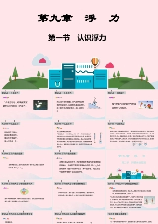 八年级物理全册 第九章 浮力课件 (新版)沪科版 课件