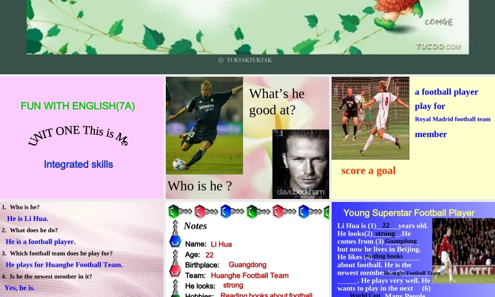 七年级英语下册Unit 1课件5 课件