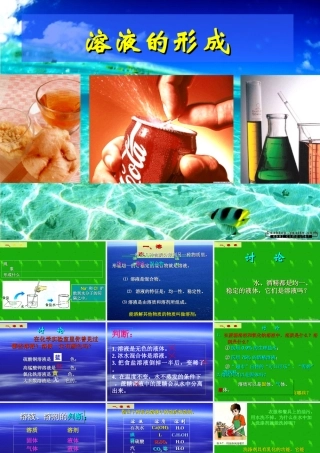 新课标 人教版初三化学溶液的形成 课件