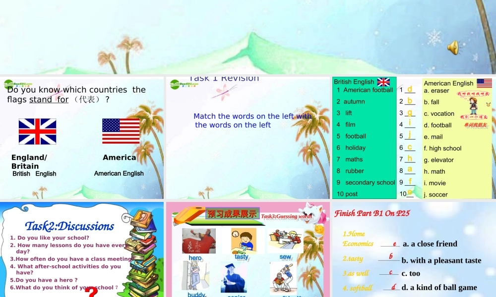 八年级英语上册 Unit2 精品课件 牛津版 课件