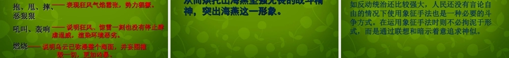 七年级语文下册 第6课(海燕)课件2 北京课改版 课件