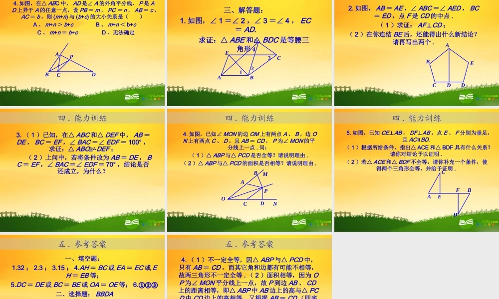 九年级数学中考专题(空间与图形)—第六讲(三角形(二))课件(北师大版) 九年级数学中考专题课件-空间与图形(共18套)北师大版