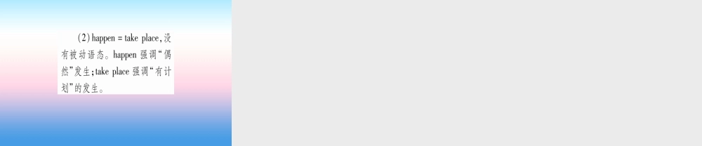 九年级英语全册 Unit 12 Life is full of the unexpected(第3课时)Section B(1a 1e)课堂导练课件(含中考真题)(新版)人教新目标版 课件