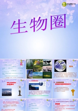 中学七年级生物上册 第2章 第1节 生物圈课件 新人教版 课件
