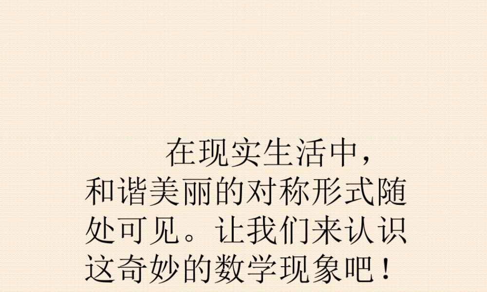 八年级数学生活中的轴对称课件 苏科版 课件