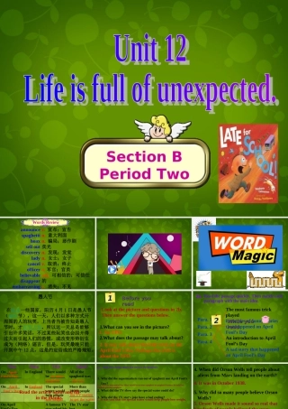 九年级英语全册 Unit 12 Life is full of the unexpected Section B 2课件 (新版)人教新目标版 课件
