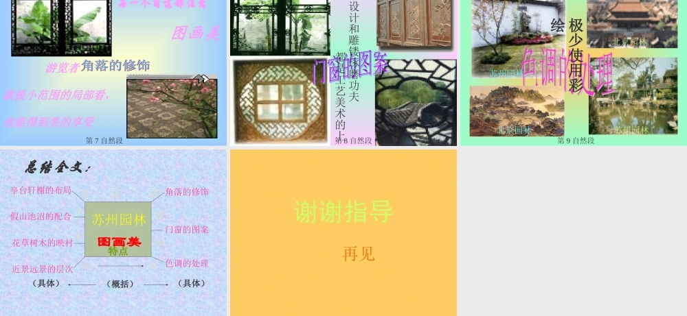 七年级语文上册(苏州园林)课件 语文版 课件