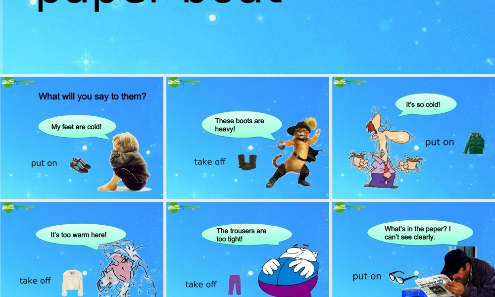 七年级英语上学期 看听学63-64课课件 人教新目标版 课件