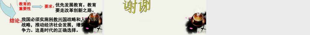 九年级政治(实施科教兴国-民族振兴的动力)课件3 北师大版 课件