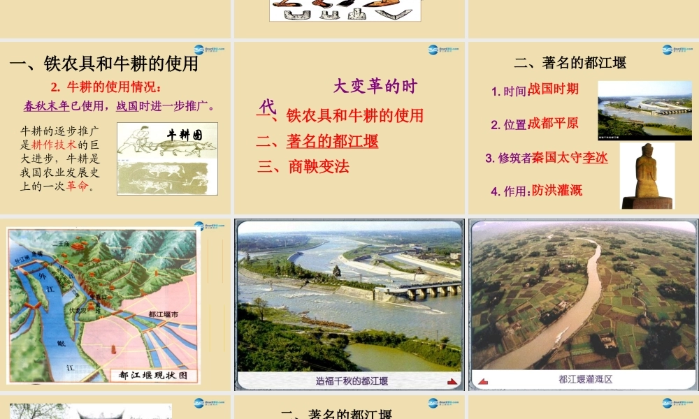 中考历史(大变革的时代)复习课件3 课件