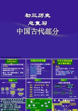 初三历史总复习中国古代史部分课件 新课标 人教版 课件