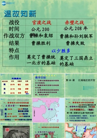 中学七年级历史上册 第19课 江南地区的开发课件 (新版)新人教版 课件