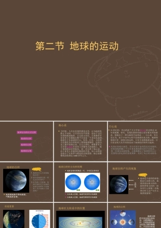 地球的运动 课件 示例 课件