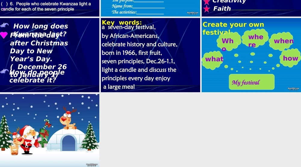 人教版高一英语The birth of a festival 课件