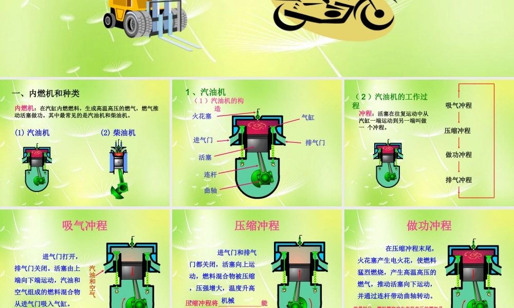 九年级物理上册 22 内燃机课件 (新版)教科版 课件