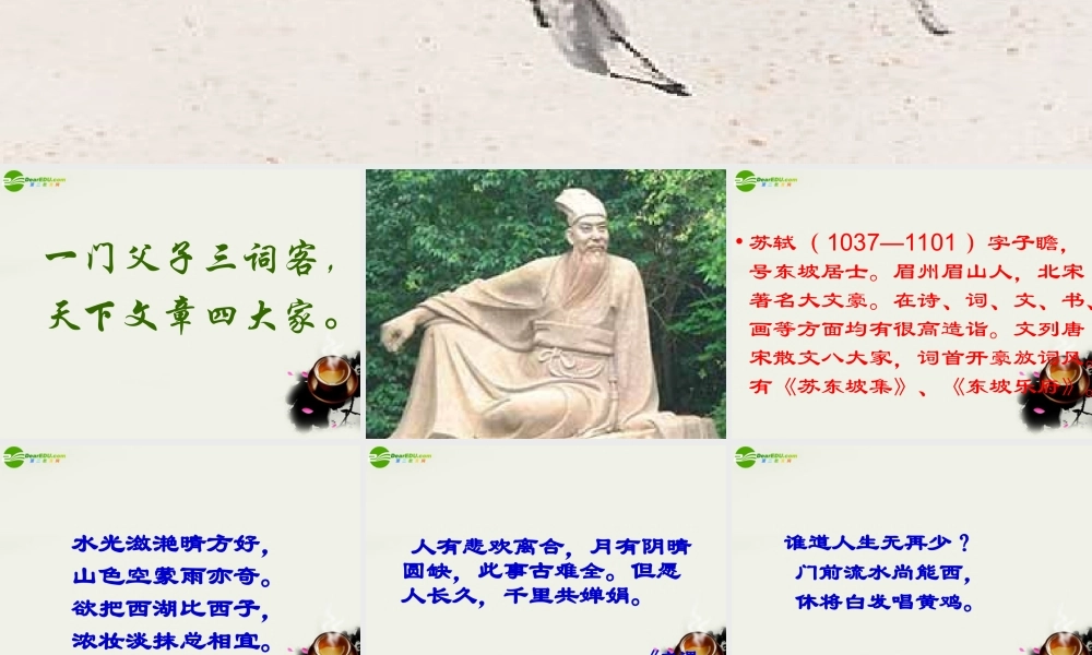 八年级语文下册(江城子.密州出猎)课件1 鲁教版 课件