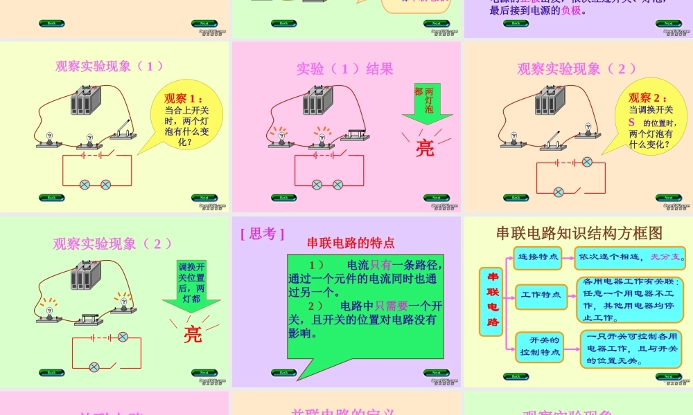 九年级物理串联电路和并联电路教学课件 上海科技版 课件