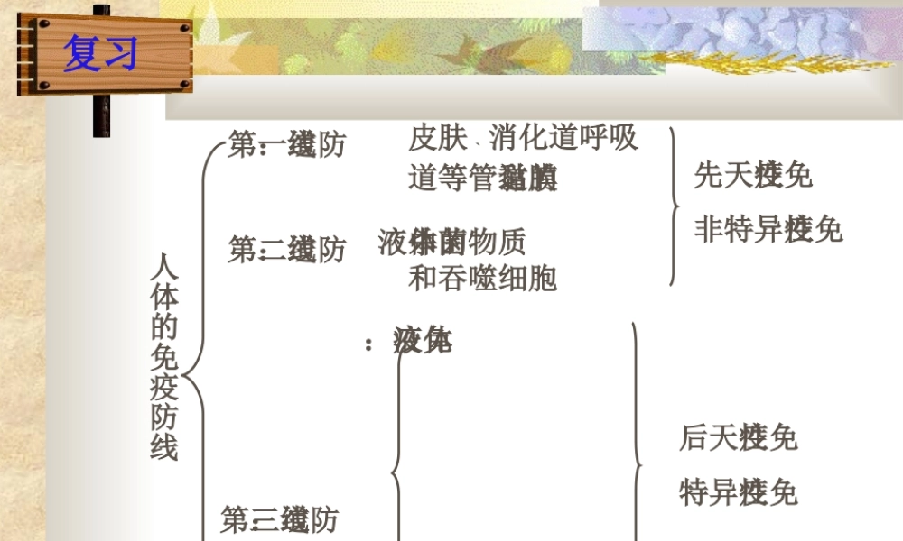 八年级生物 关注自己的健康课件