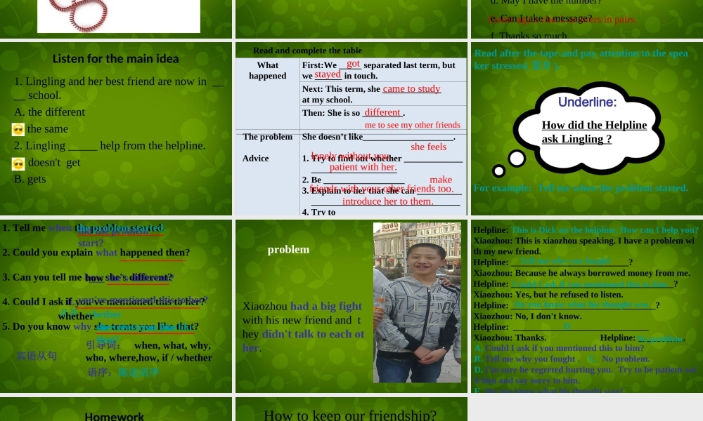 八年级英语下册 Module 9 Unit 1 Could I ask if you ve mentioned课件 (新版)外研版 课件