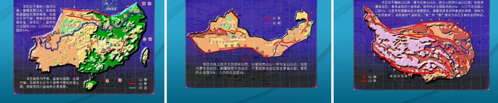 八年级地理上册 四大地理区域的划分课件 人教新课标版 课件