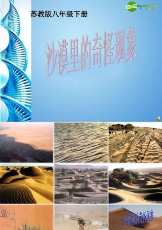 八年级语文下册(沙漠里的奇怪现象)课件 苏教版 课件