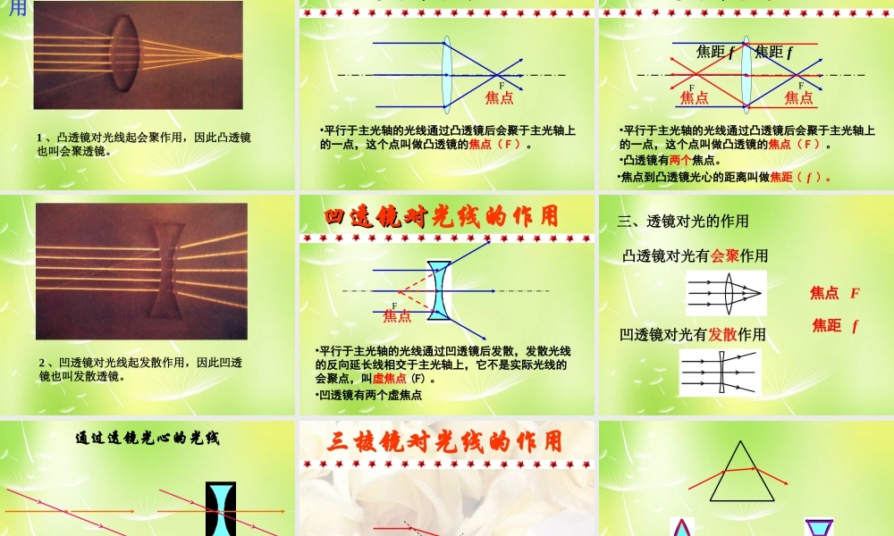 八年级物理下册 6.1 透镜课件 (新版)北师大版 课件