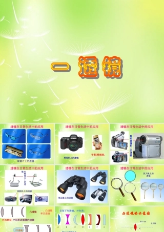 八年级物理下册 6.1 透镜课件 (新版)北师大版 课件