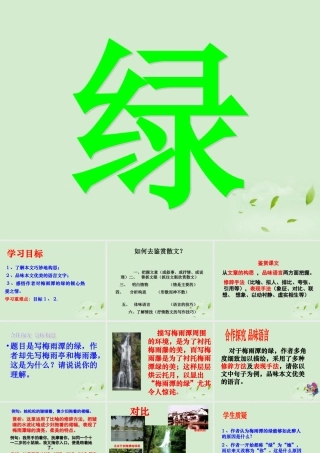 八年级语文(绿)课件 人教新课标版 课件