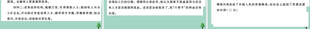 八年级历史上册 专项突破测试卷(二)作业课件 新人教版 课件