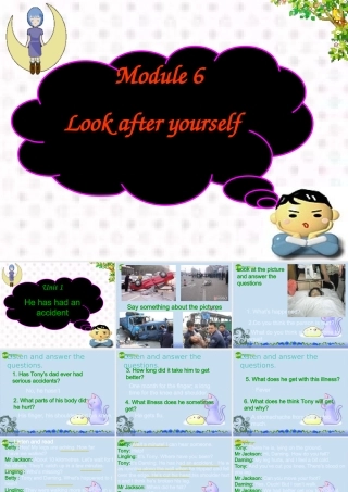 九年级英语下册 Module6 Look after yourself综合课件 外研版 课件