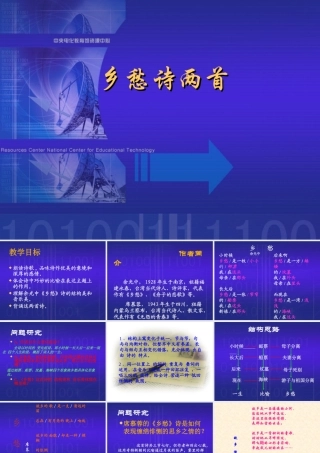 初三语文乡愁诗两首 课件