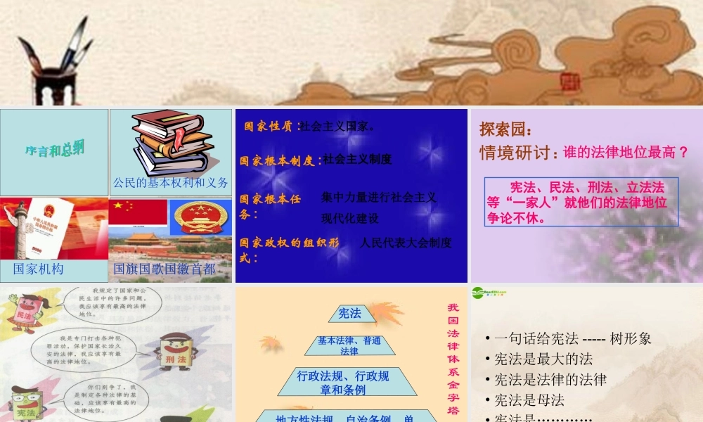 九年级政治 公民基本权利的保障书课件 人民版 课件