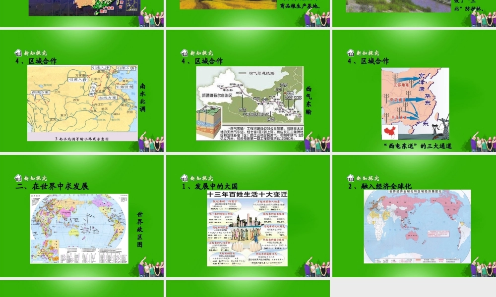 八年级地理 (走向世界的中国)课件 人教新课标版 课件