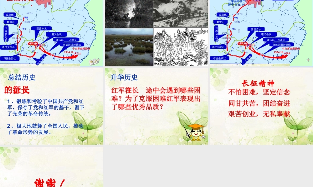 四川省成都市八年级历史上册(红军长征)课件 川教版 课件